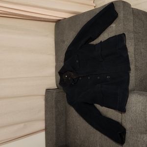 Kenneth Cole Modern sport pea coat jacket black